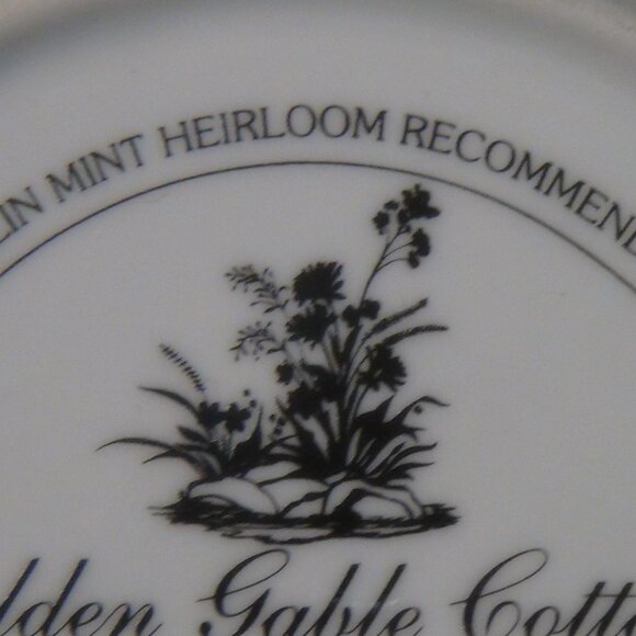 Franklin Mint “Golden Gable Cottage” L.E. Porcelain 8" Plate By Andres Orpinas - Picture 10 of 11